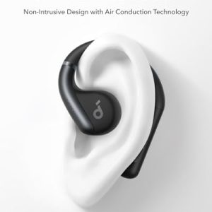 Soundcore by Anker, AeroFit Open-Ear Headphones, Ultra Comfort, Snug Fit, Ergonomic Ear Hook, Balanced Sound, IPX7 Waterproof, 42H Playtime, Bluetooth 5.3, App Control, Clear Calls, Wireless Earbuds