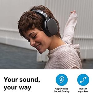 Sennheiser Consumer Audio HD 450BT Bluetooth 5.0 Wireless Headphone with Active Noise Cancellation – 30-Hour Battery Life, USB-C Fast Charging, Virtual Assistant Button, Foldable – Black