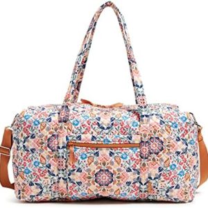 Vera Bradley Women’s Cotton Large Travel Duffel Bag